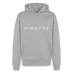 Hoodie Herne "GPS" Bright Edition - Grau meliert