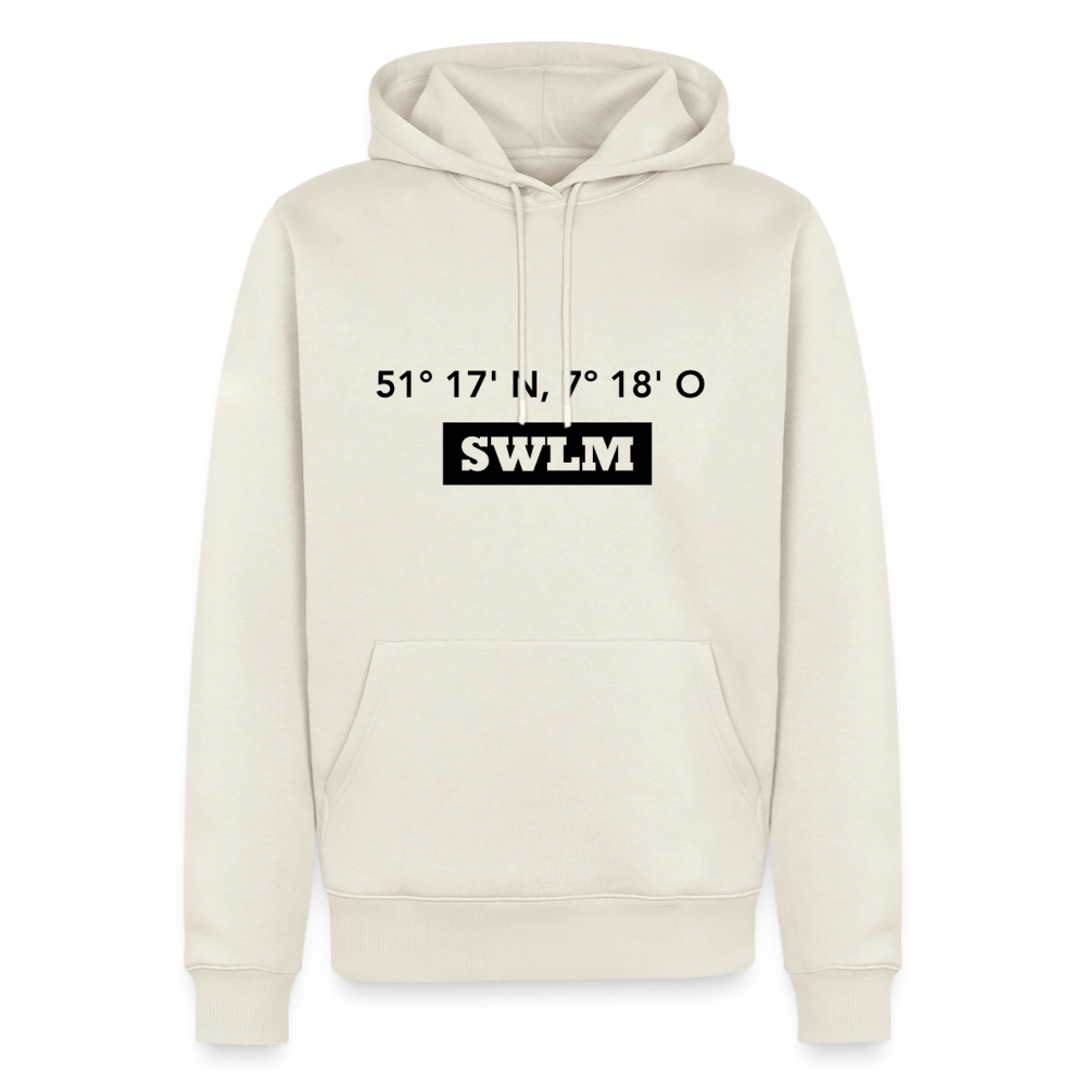 Hoodie Schwelm "SWLM GPS" Dark Edition - Naturweiß