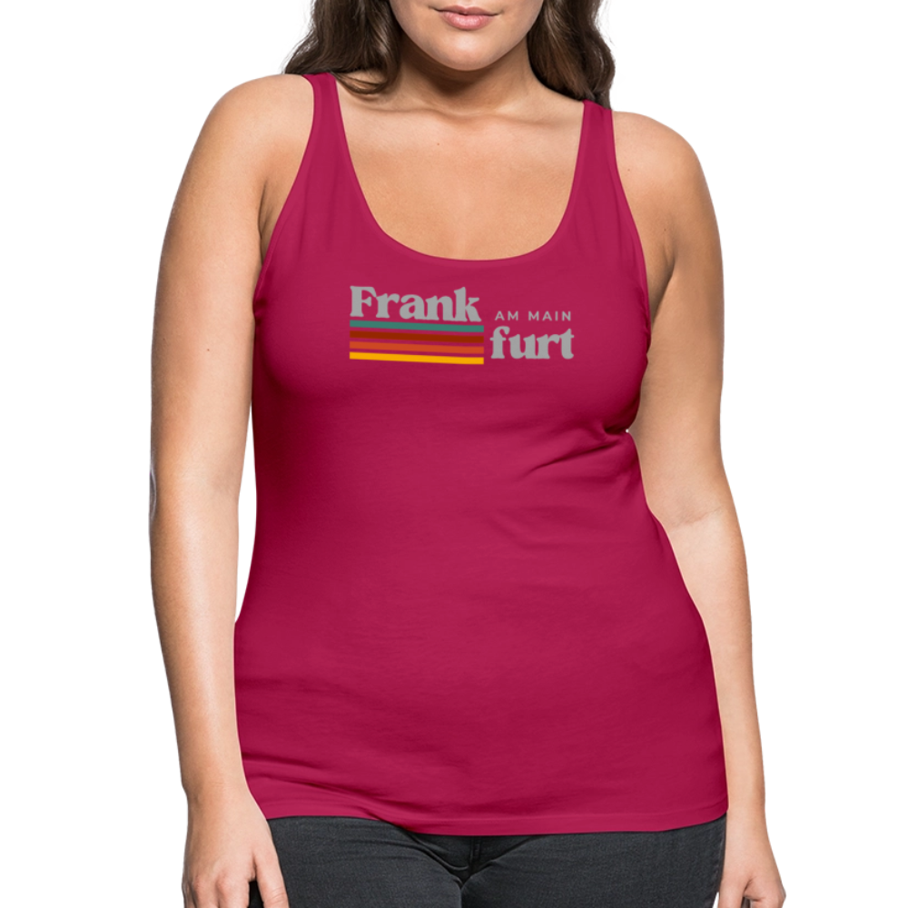Tanktop Ladies Frankfurt (Main) "Retro" - dunkles Pink