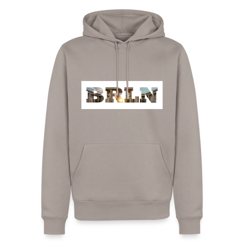 Hoodie Hamburg "BRLN Brandenburger Tor" Bright Edition - Taupe