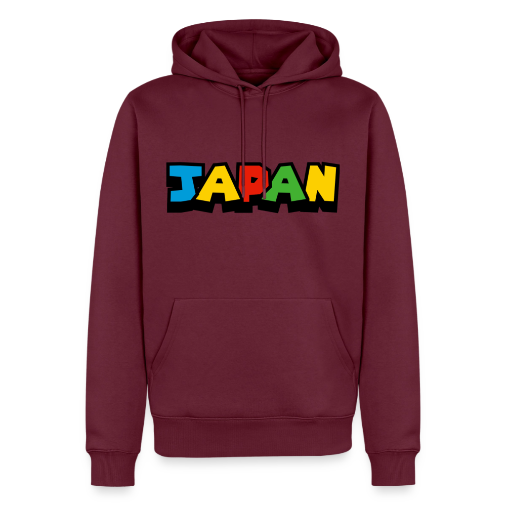 Hoodie Japan "Mario Style" - Burgunderrot