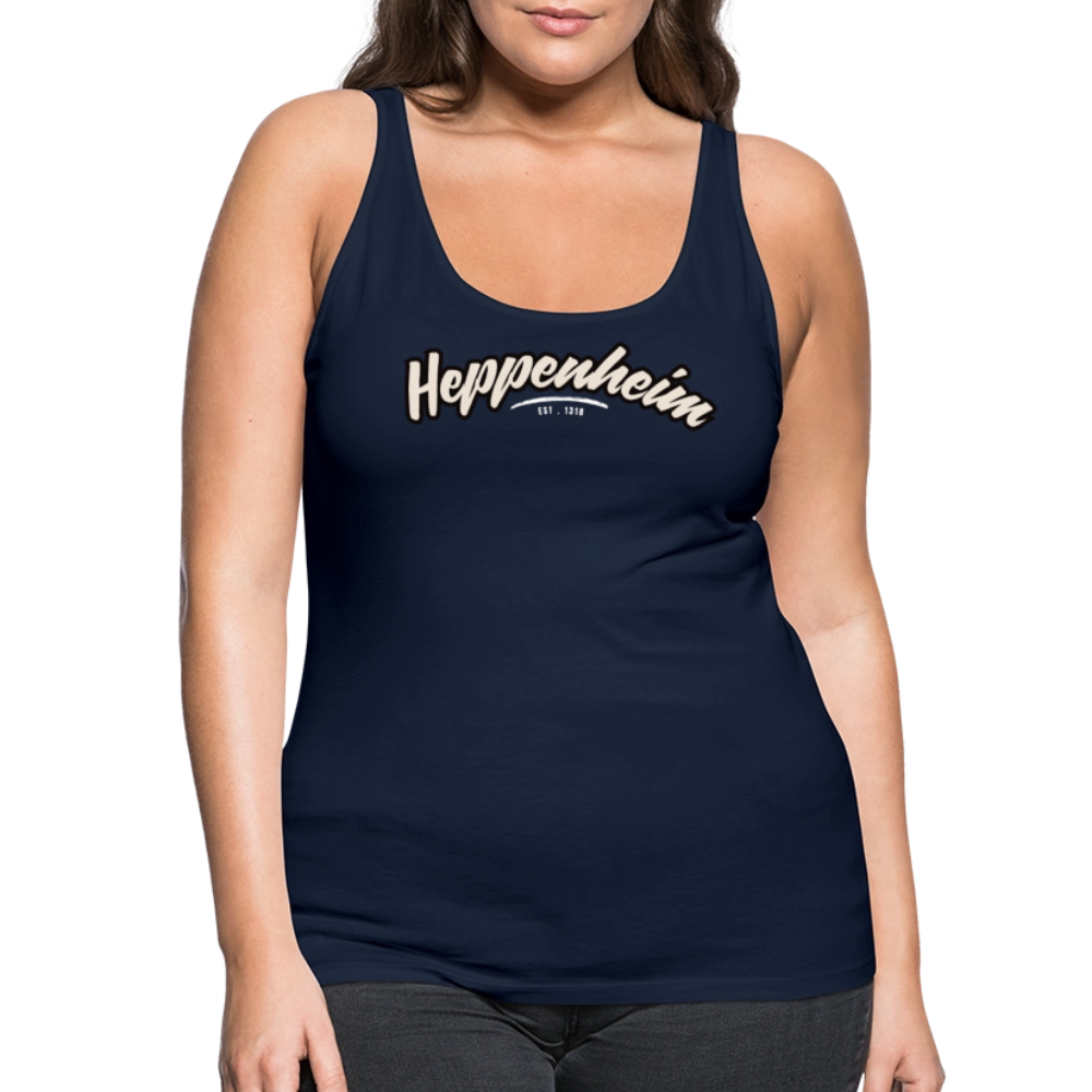Tanktop Ladies Heppenheim "Graffiti Tag White" - Navy