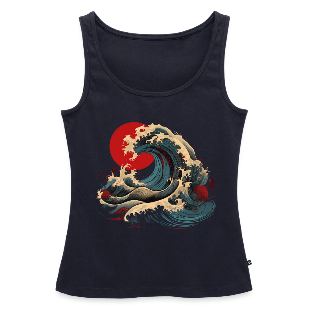 Tanktop Ladies Japan "Wave" - Navy