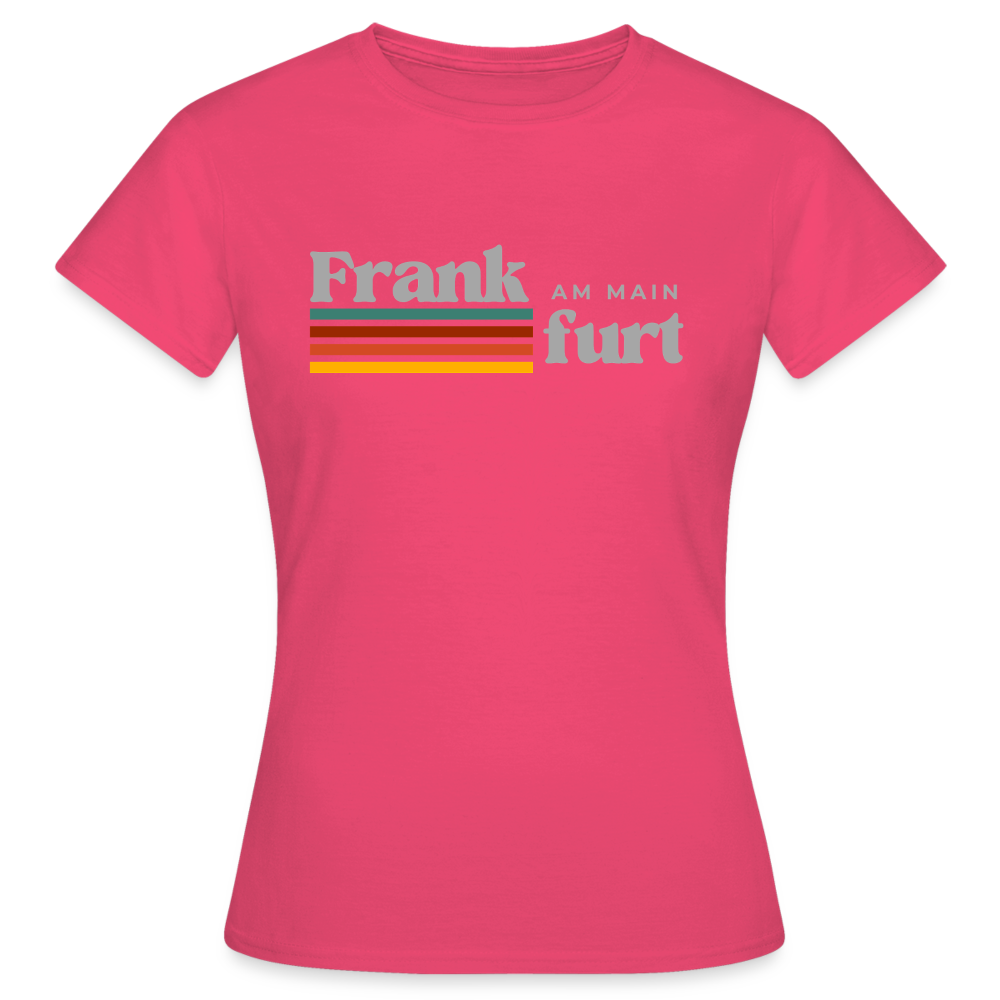 T-Shirt Ladies Frankfurt (Main) "Retro" - Azalea
