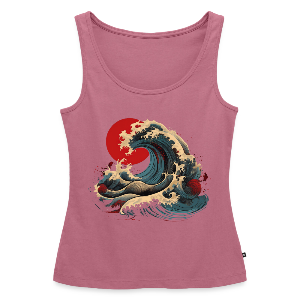 Tanktop Ladies Japan "Wave" - Mauve