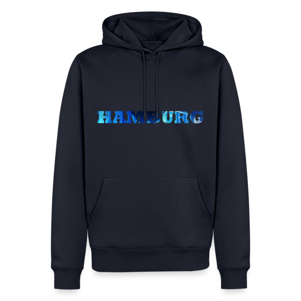 Hoodie Hamburg "Panorama Bold" - Navy