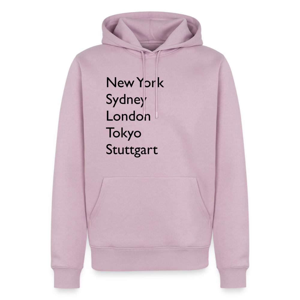 Hoodie Stuttgart "Metropolen Big" Dark Edition - Altrosa