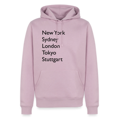 Hoodie Stuttgart "Metropolen Big" Dark Edition - Altrosa