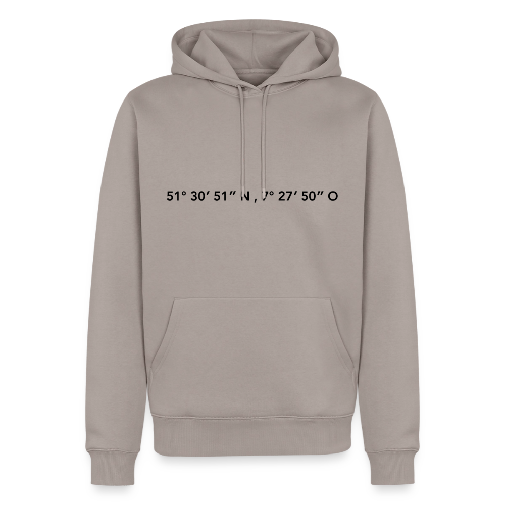 Hoodie Dortmund "GPS" Dark Edition - Taupe