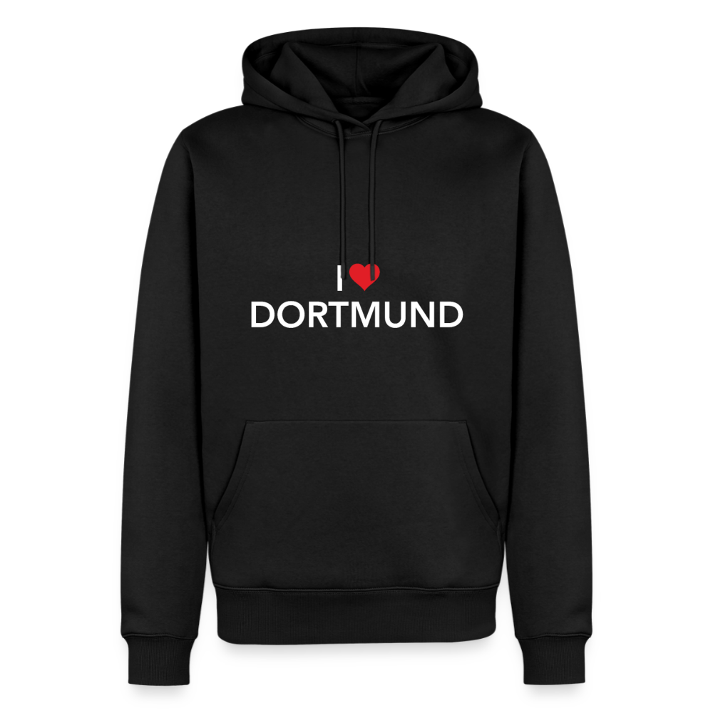 Hoodie "I Love Dortmund" - Schwarz