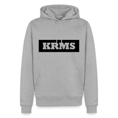 Hoodie "KRMS" Dark Edition - Grau meliert