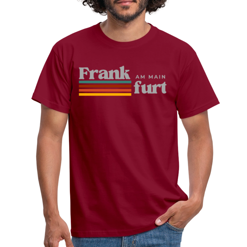 T-Shirt Frankfurt (Main) "Retro" - Ziegelrot