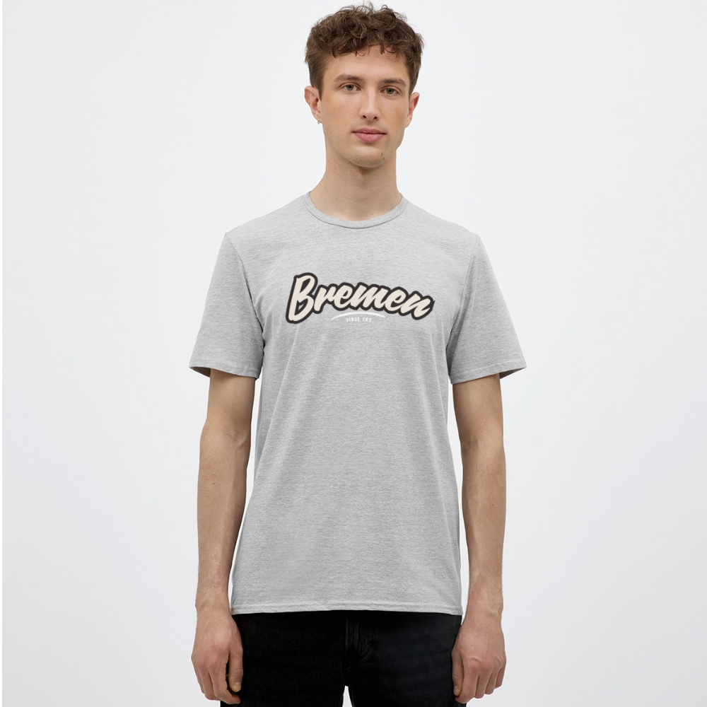 T-Shirt Bremen "Graffiti Tag White" - Grau meliert