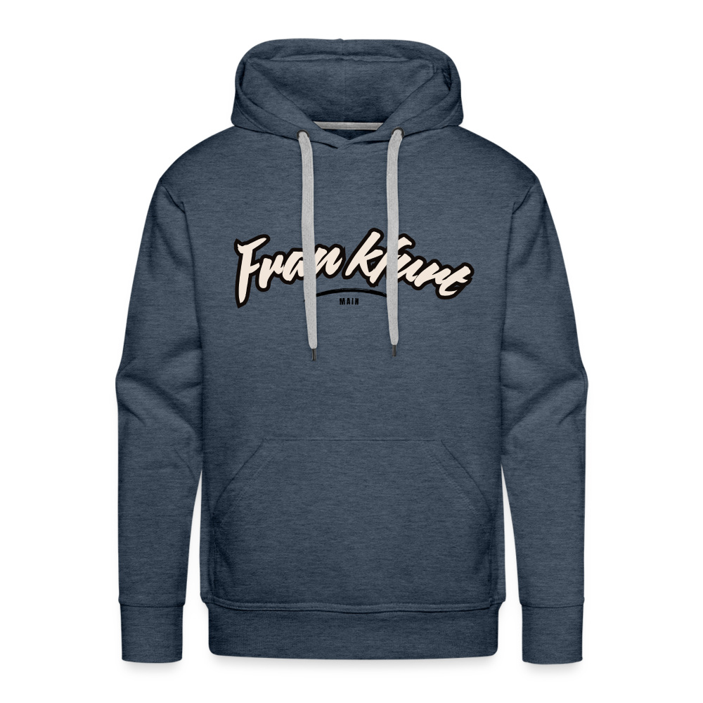 Hoodie Frankfurt (Main) "Graffiti Tag" - Jeansblau