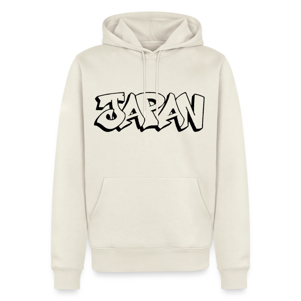 Hoodie Japan Graffiti "JP Plain" - Naturweiß