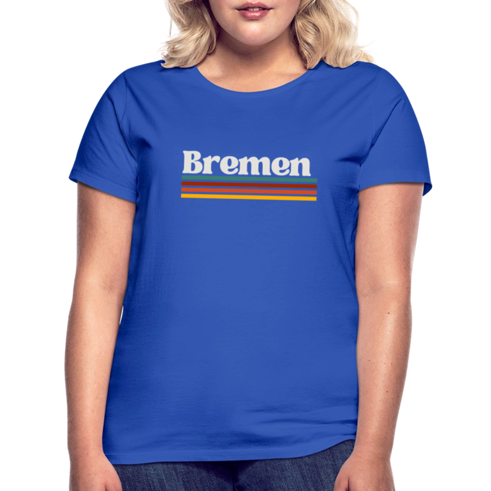 T-Shirt Ladies Bremen "Retro" - Royalblau