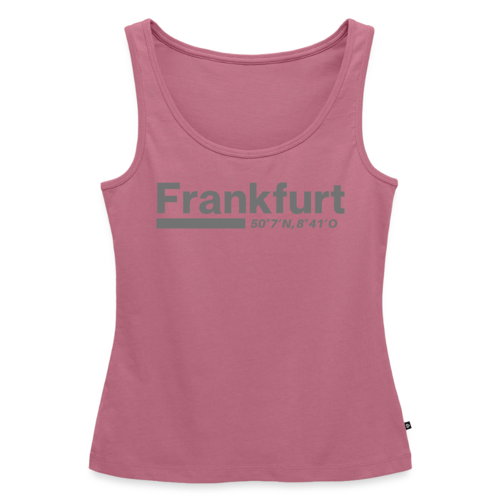 Tanktop Ladies Frankfurt (Main) "Bold GPS" - Mauve