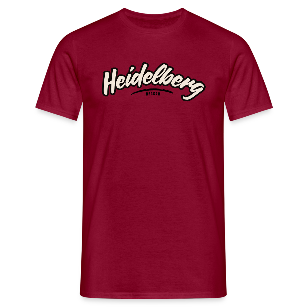 T-Shirt Heidelberg "Graffiti Tag" - Ziegelrot