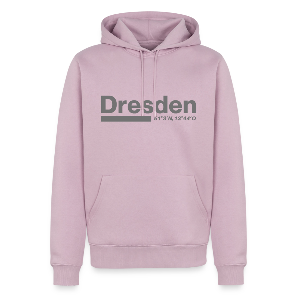 Hoodie Dresden "Bold GPS" - Altrosa