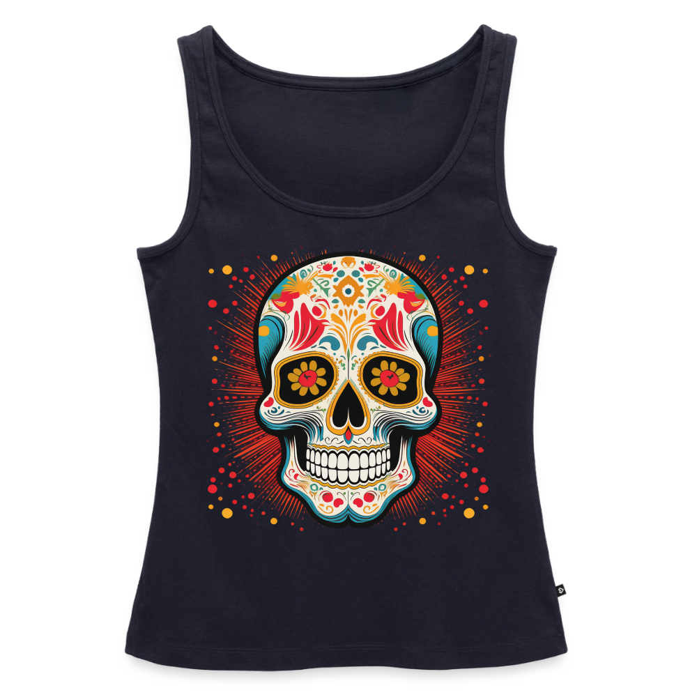 Tanktop Ladies Mexico "Craneo Dos" - Navy