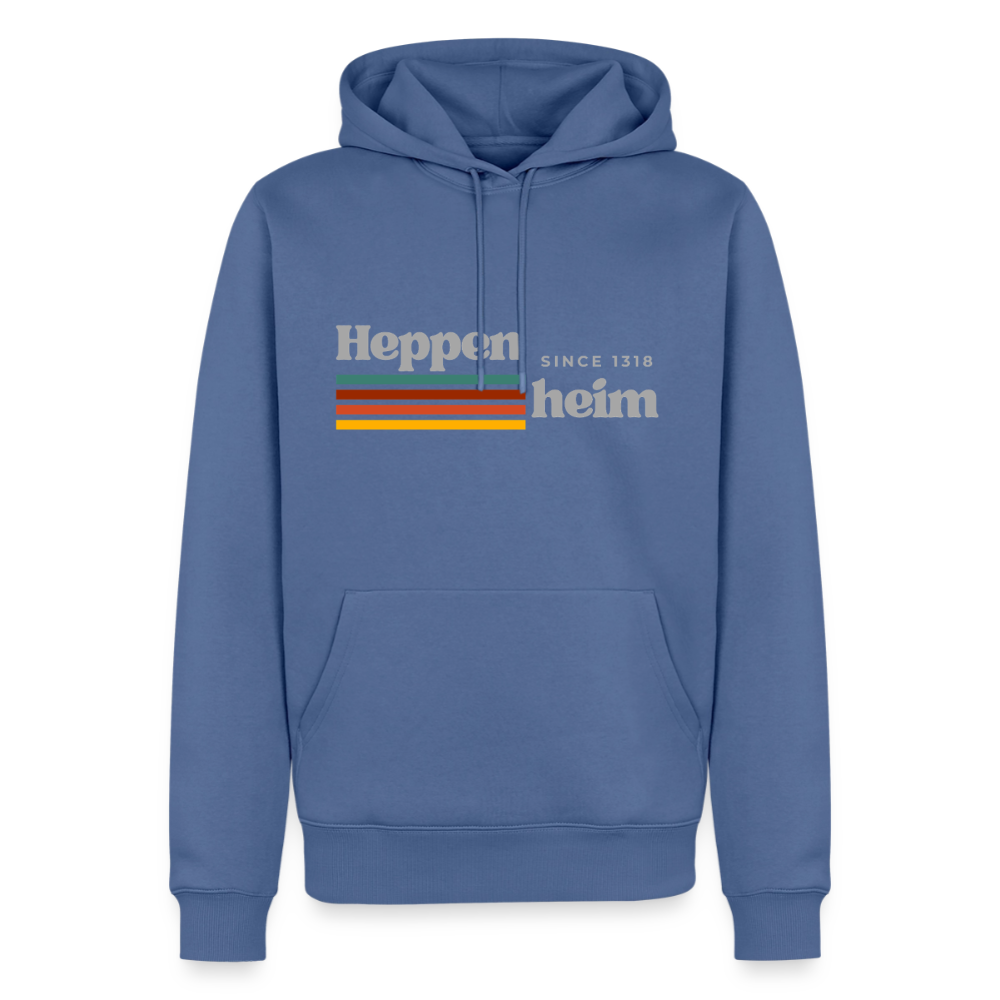 Hoodie Heppenheim "Retro" - Taubenblau