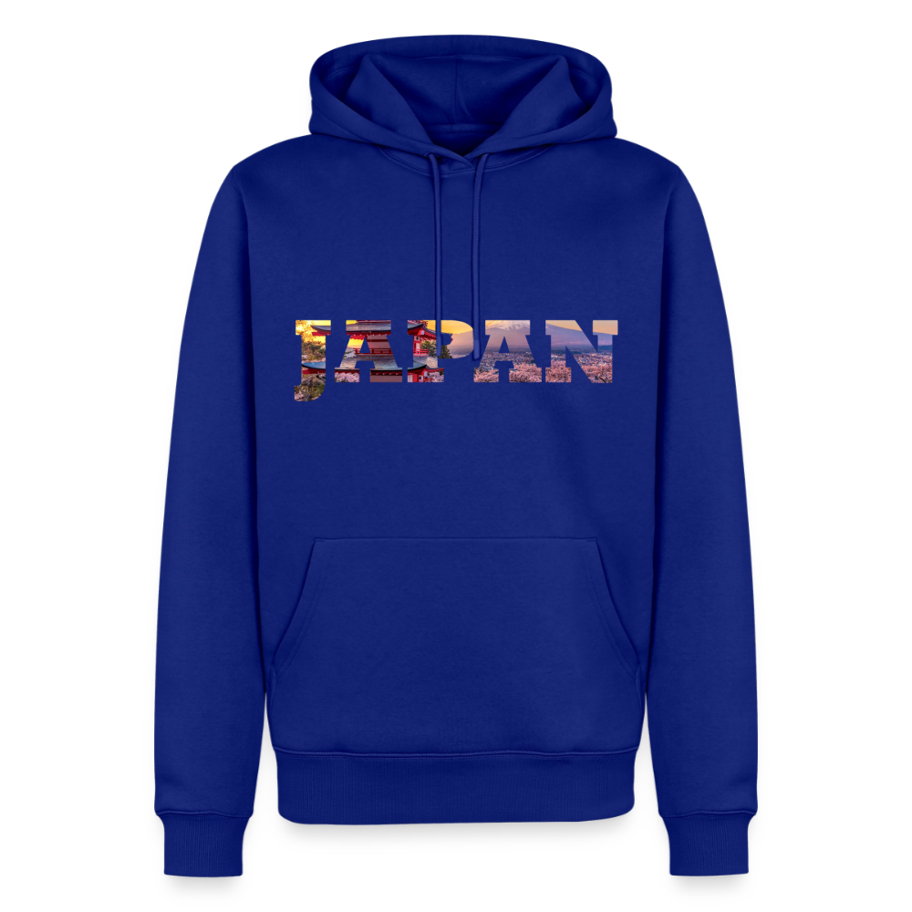 Hoodie Japan "Bold Panorama" - Royalblau