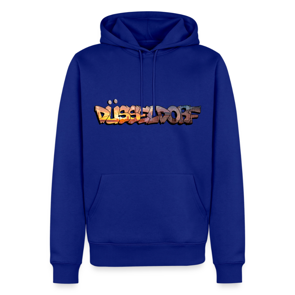 Hoodie Düsseldorf "Skyline Sunset" - Royalblau