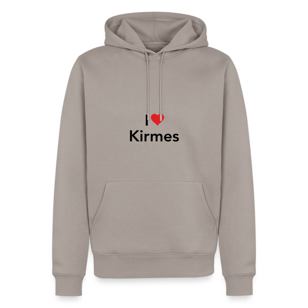 Hoodie "I Love Kirmes" Dark Edition - Taupe