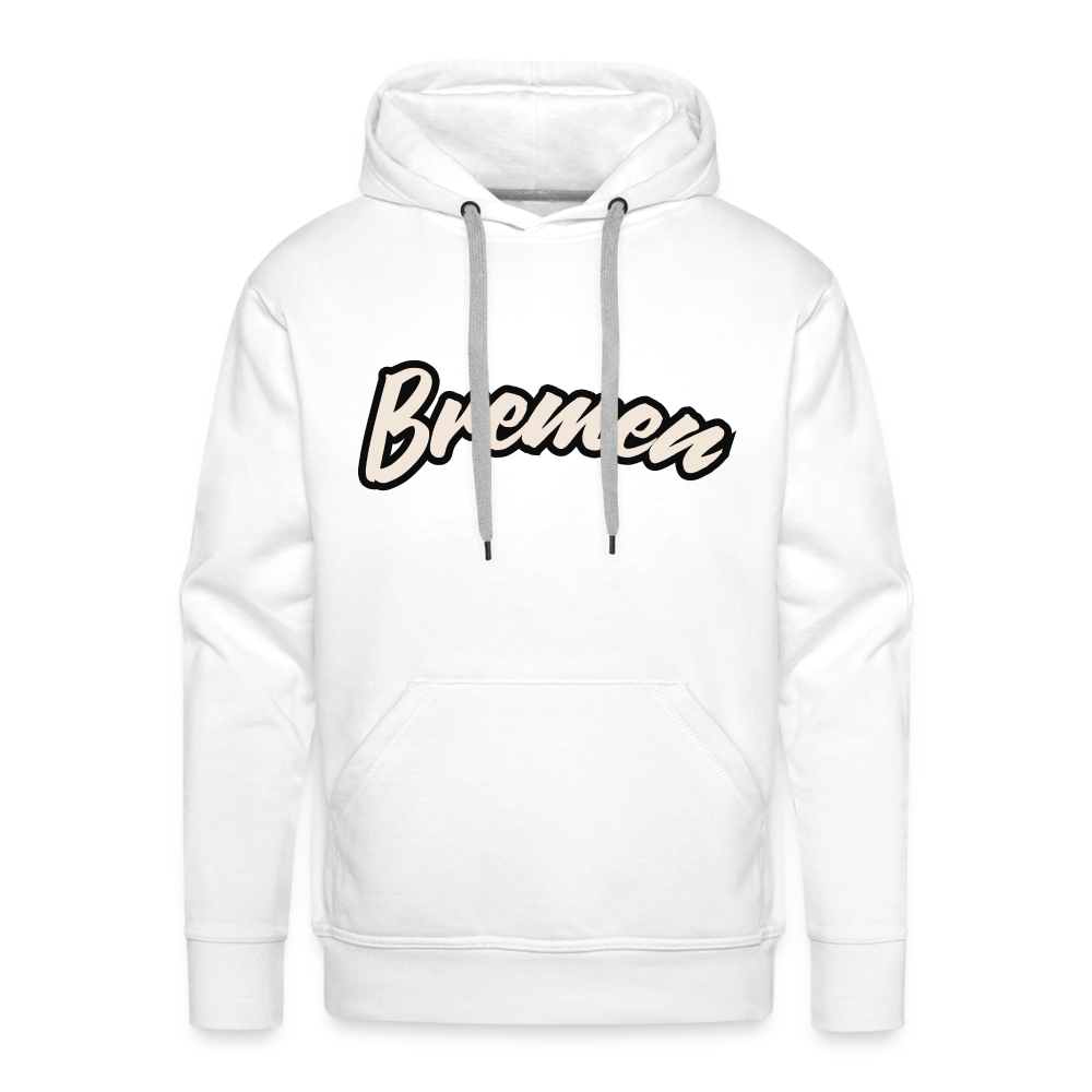 Hoodie Bremen "Graffiti Tag White" - Weiß