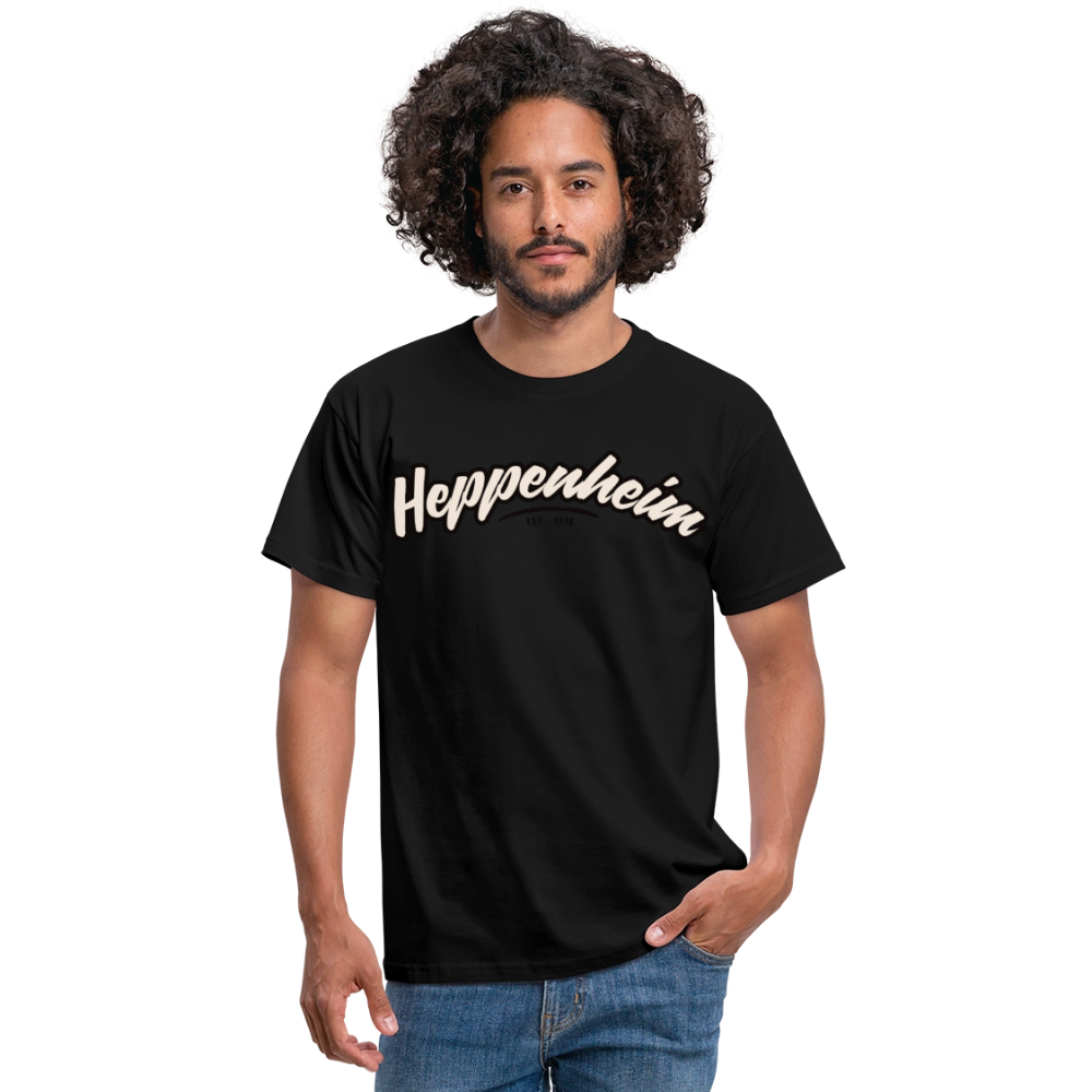 T-Shirt Heppenheim "Graffiti Tag" - Schwarz