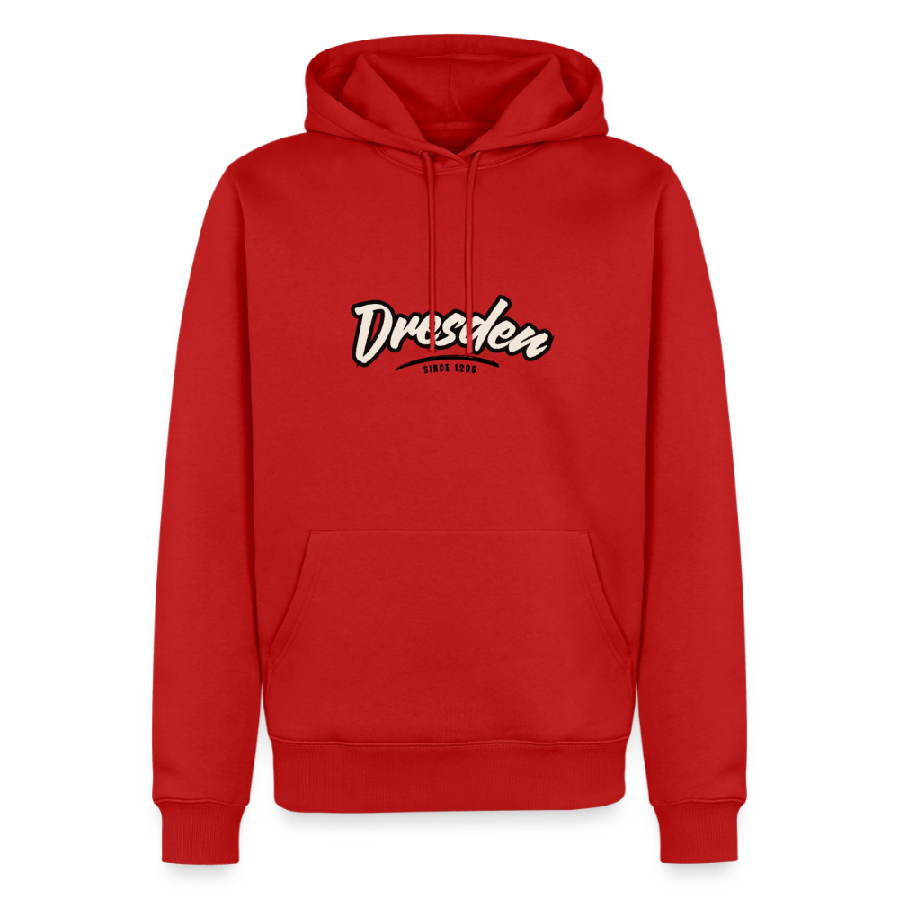 Hoodie Dresden "Graffiti Tag" - Rot