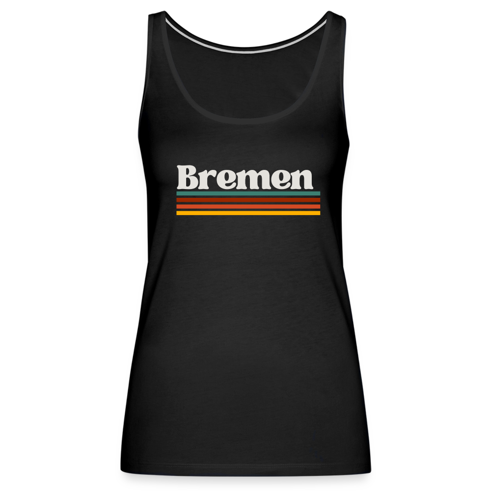 Tanktop Ladies Bremen "Retro" - Schwarz