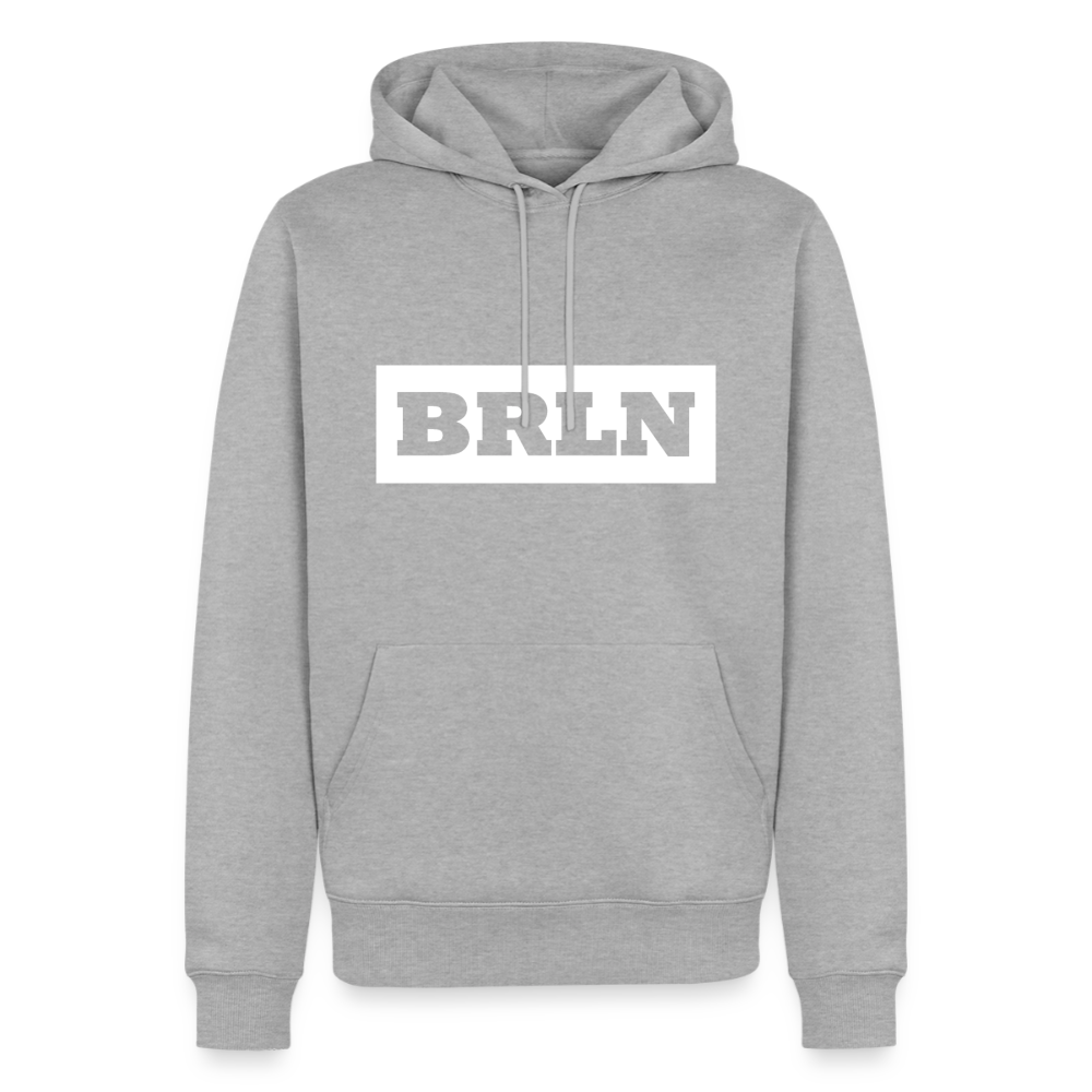 Hoodie Berlin "BRLN" Bright Edition - Grau meliert