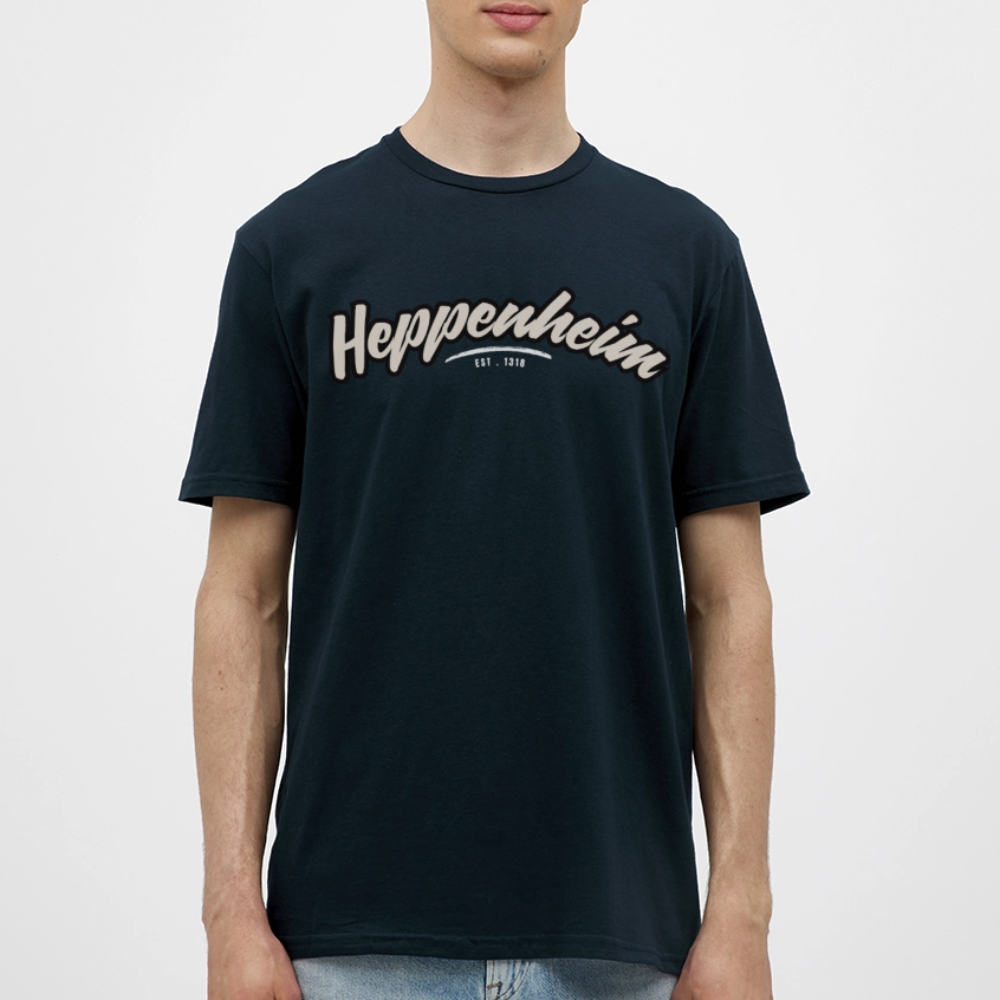 T-Shirt Heppenheim "Graffiti Tag White" - Navy