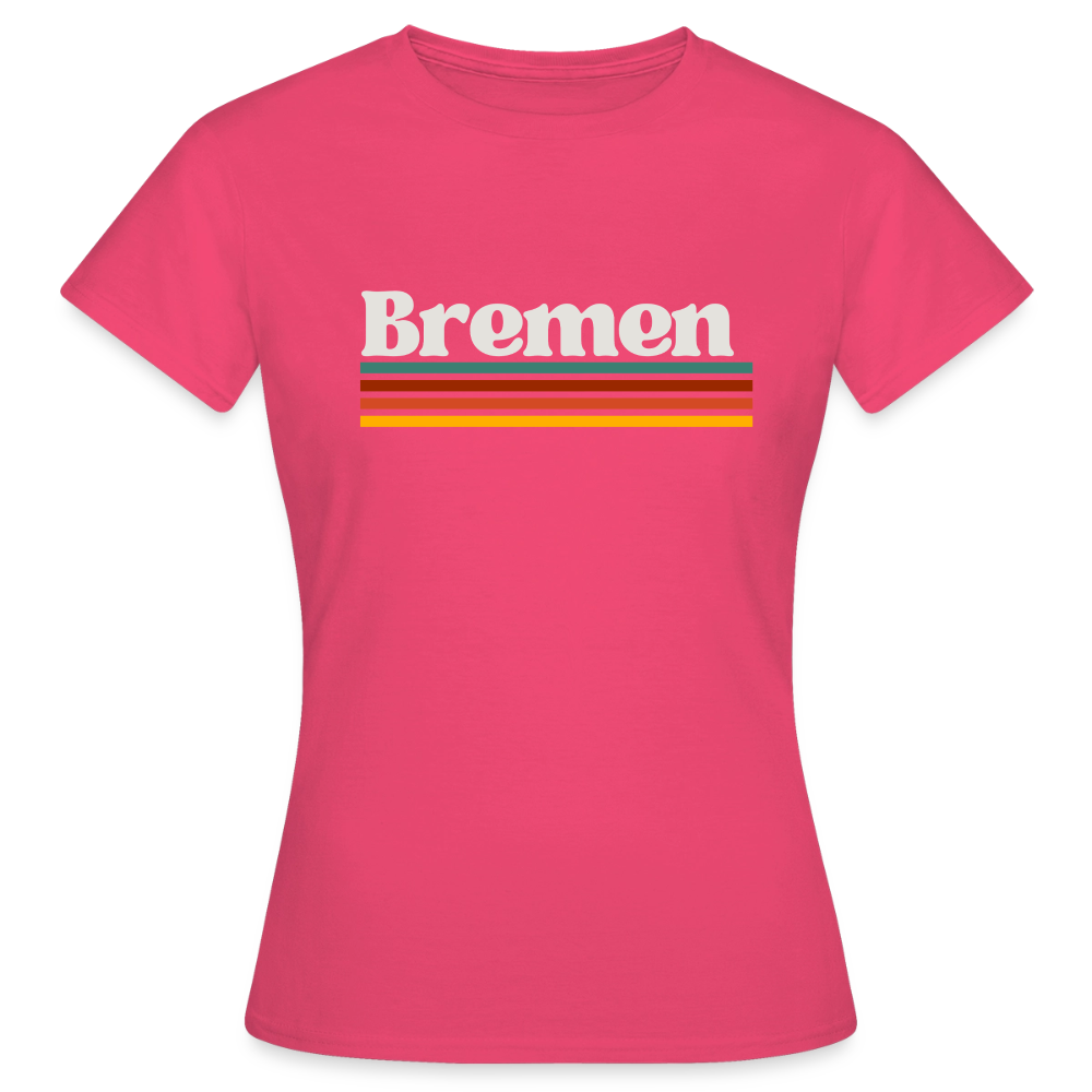 T-Shirt Ladies Bremen "Retro" - Azalea
