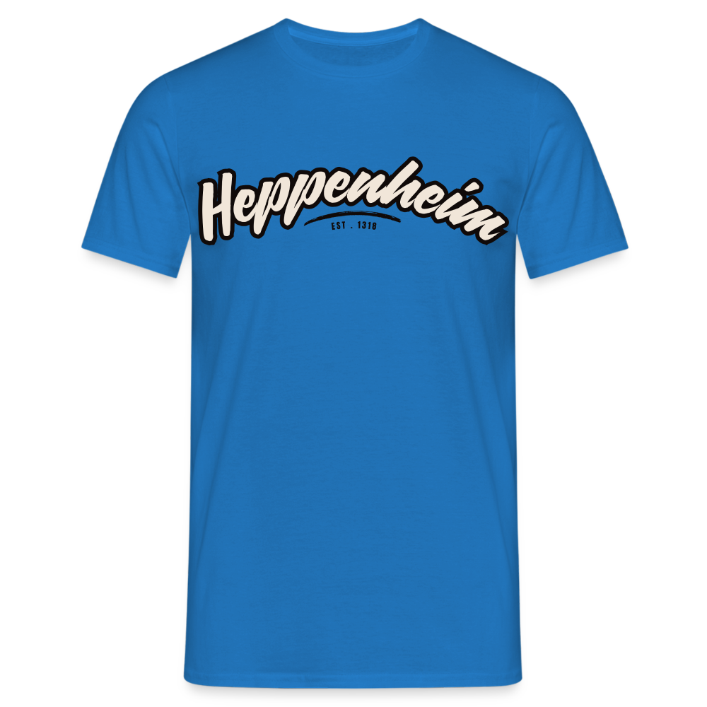 T-Shirt Heppenheim "Graffiti Tag" - Royalblau