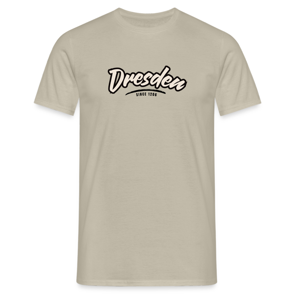 T-Shirt Dresden "Graffiti Tag" - Sandbeige