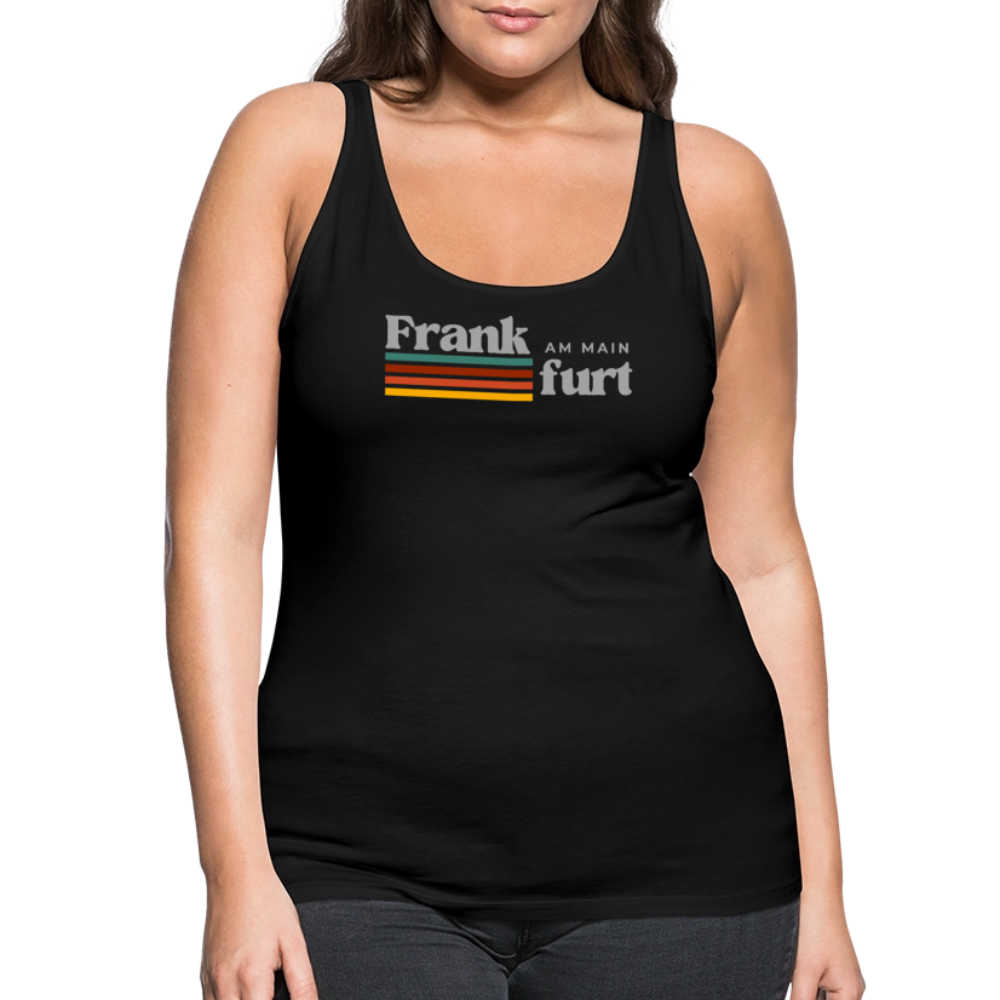 Tanktop Ladies Frankfurt (Main) "Retro" - Schwarz