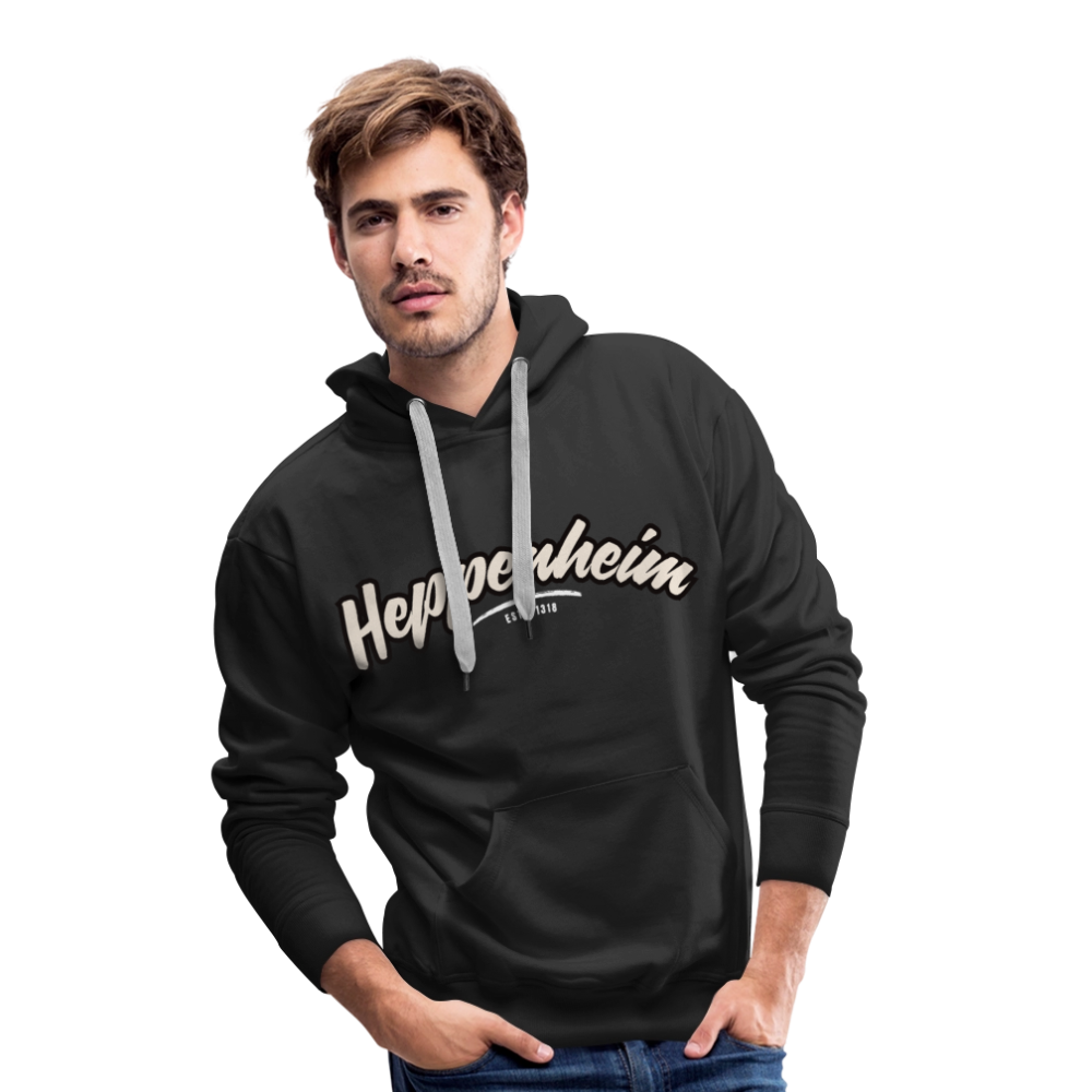Hoodie Heppenheim "Graffiti Tag White" - Schwarz