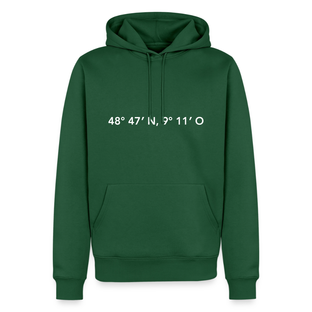 Hoodie Stuttgart "GPS" Bright Edition - Flaschengrün