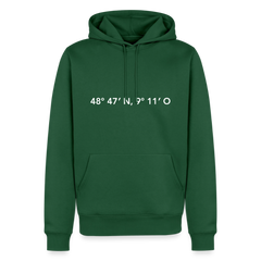 Hoodie Stuttgart "GPS" Bright Edition - Flaschengrün