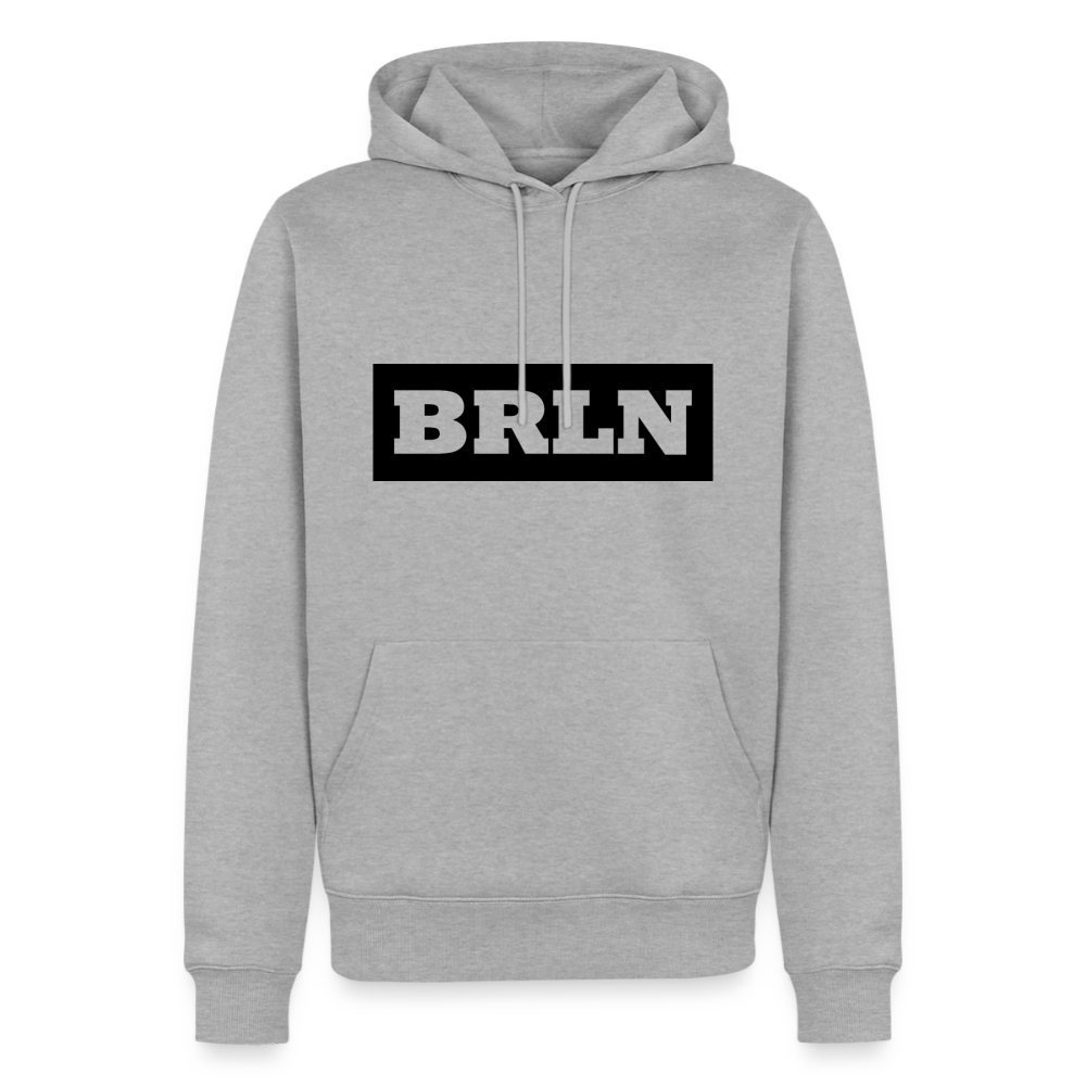 Hoodie Berlin "BRLN" Dark Edition - Grau meliert