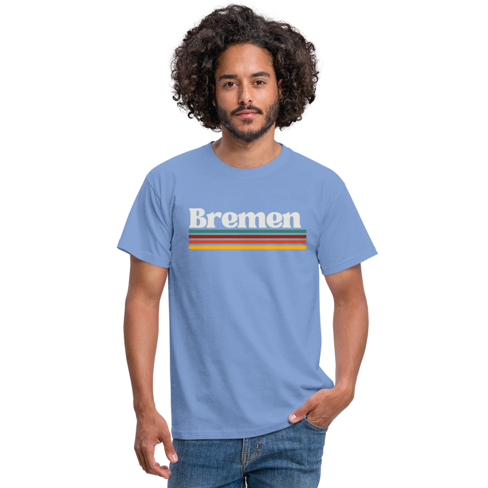 T-Shirt Bremen "Retro" - carolina blue