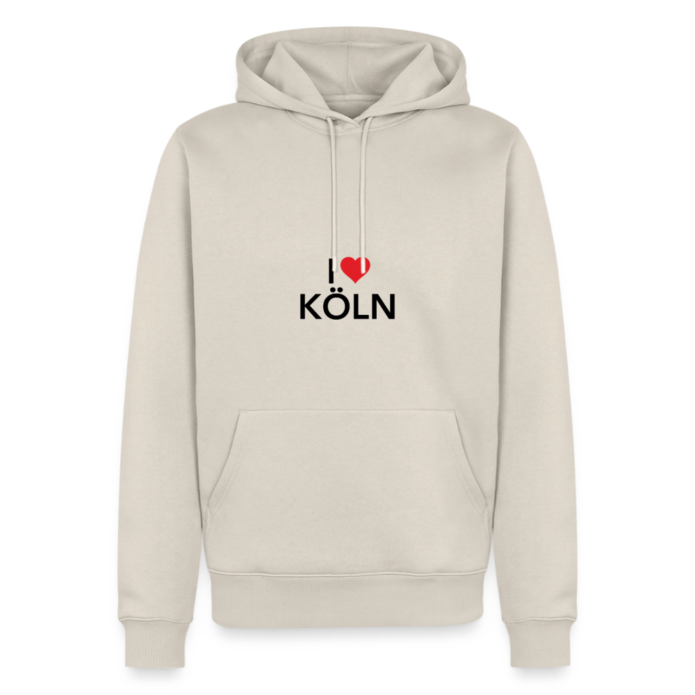 Hoodie "I Love Köln" Dark Edition - Beige