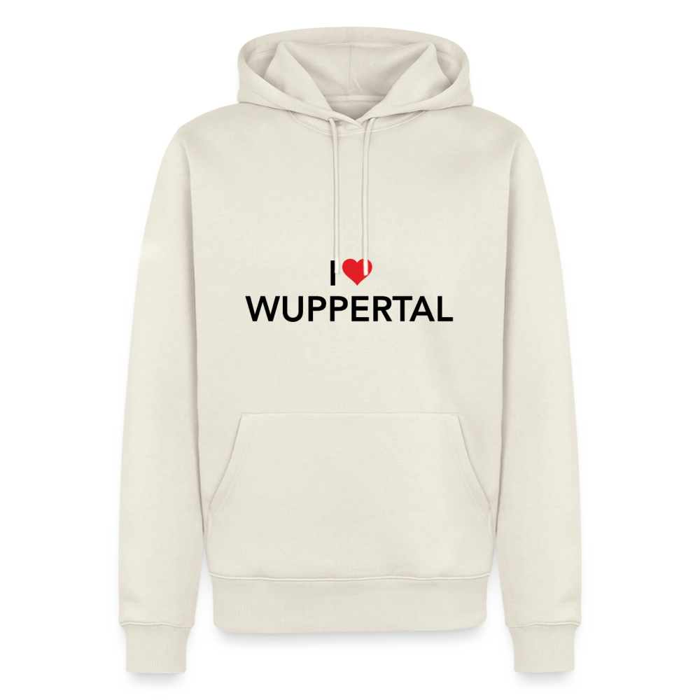 Hoodie "I Love Wuppertal" Bright Edition - Naturweiß
