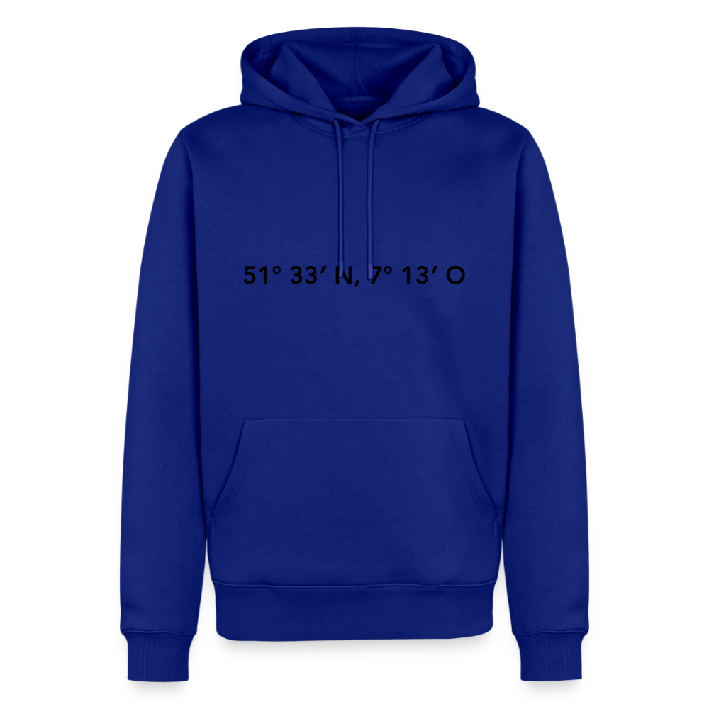 Hoodie Herne "GPS" Dark Edition - Royalblau