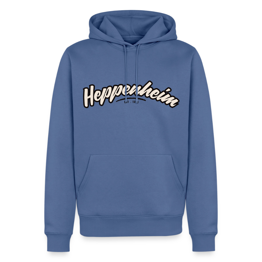 Hoodie Heppenheim "Graffiti Tag" - Taubenblau