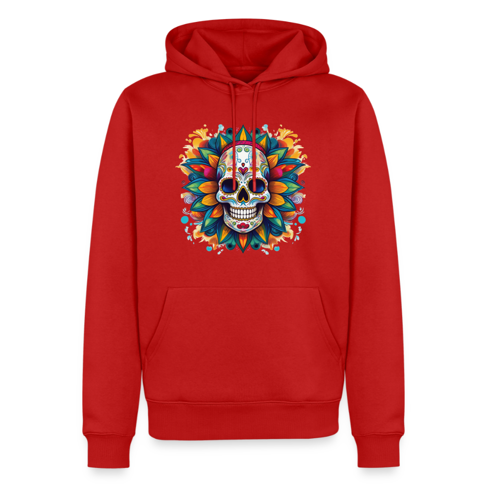 Hoodie Mexico "Mascarilla" - Rot