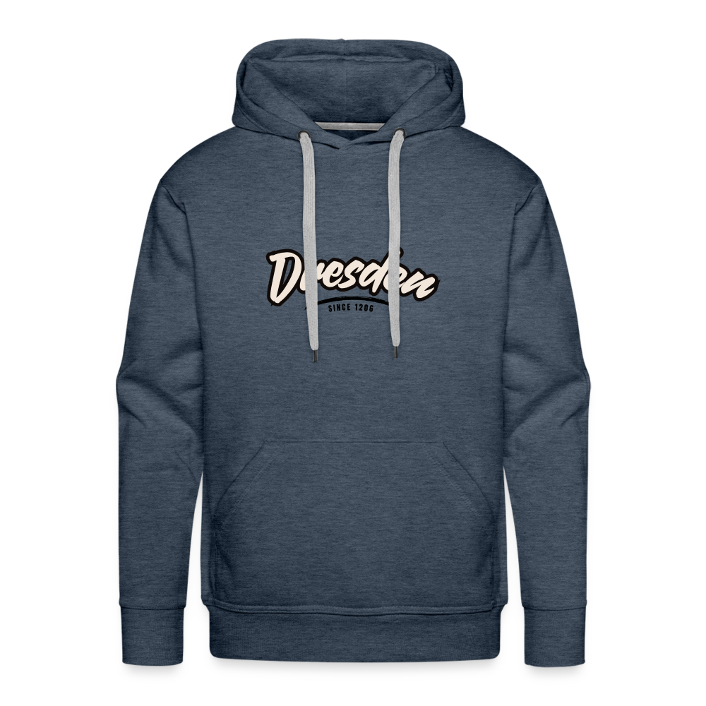 Hoodie Dresden "Graffiti Tag" - Jeansblau