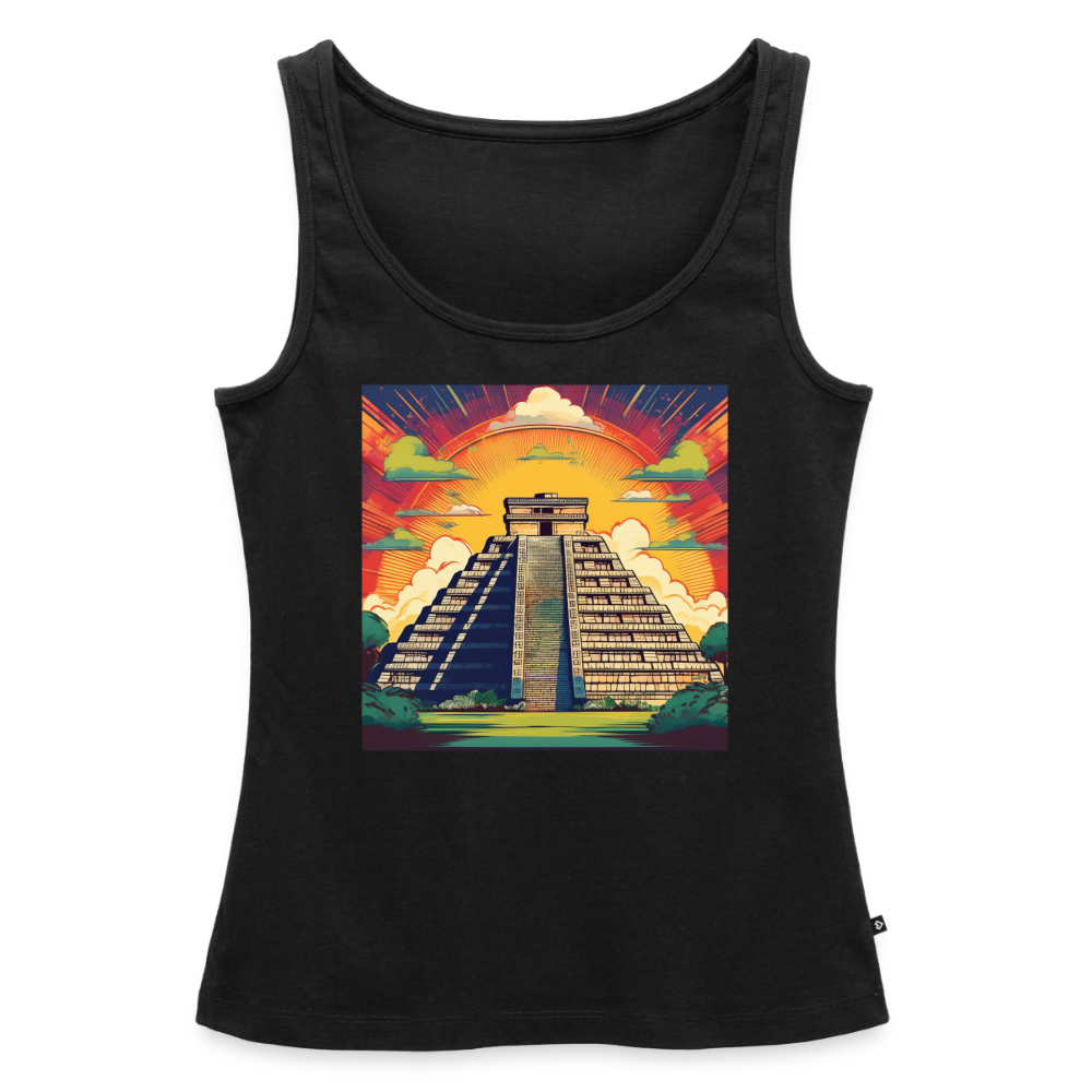 Tanktop Ladies Mexico "Pyramide" - Schwarz
